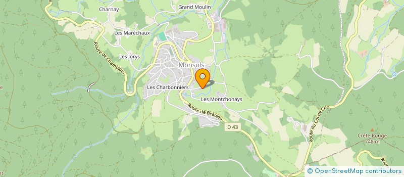 localisation de l'entreprise MONSIEUR JEAN AUFRANC  DEUX-GROSNES