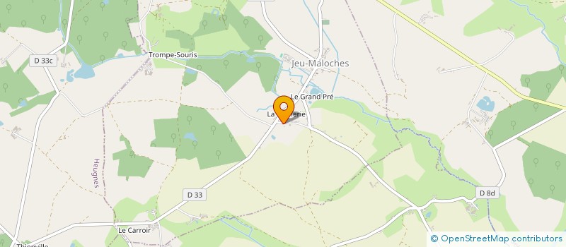 localisation de l'entreprise MONSIEUR JEAN AUFRERE à JEU-MALOCHES