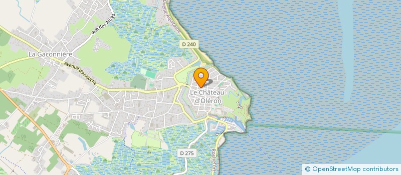 localisation de l'entreprise MONSIEUR JEAN AUGE  LE CHATEAU-D'OLERON