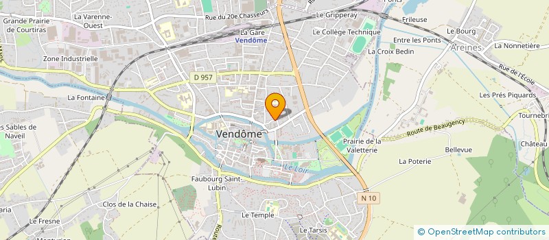 localisation de l'entreprise MONSIEUR JEAN AUGER  VENDOME