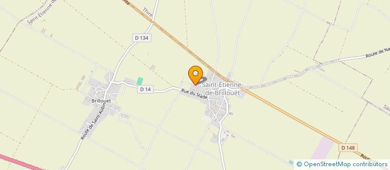 localisation de l'entreprise MONSIEUR JEAN AUGER  SAINT-ETIENNE-DE-BRILLOUET