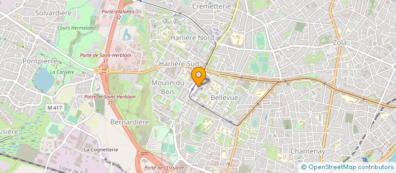localisation de l'entreprise MONSIEUR JEAN AUGEREAU à NANTES