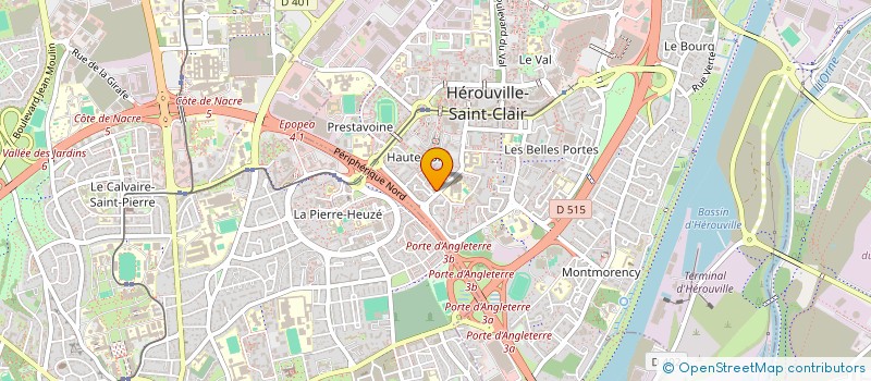 localisation de l'entreprise MONSIEUR JEAN AUGNET  HEROUVILLE-SAINT-CLAIR