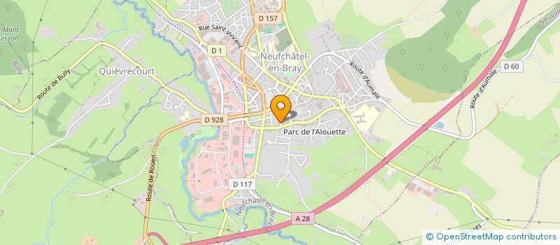 localisation de l'entreprise MONSIEUR JEAN AUGUSTE  NEUFCHATEL-EN-BRAY