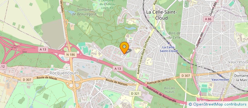 localisation de l'entreprise MONSIEUR JEAN AUGUSTIN  LA CELLE-SAINT-CLOUD