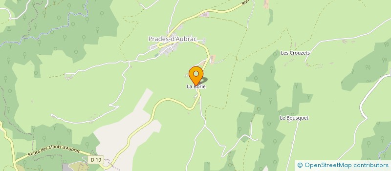 localisation de l'entreprise MONSIEUR JEAN AUGUY à SAINT CHELY D'AUBRAC