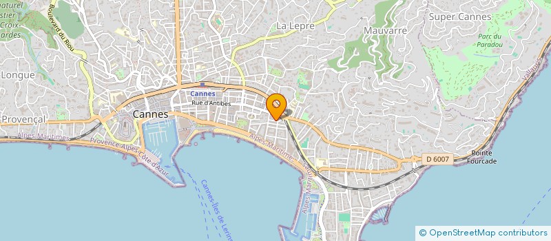 localisation de l'entreprise MONSIEUR JEAN AUPECLE à CANNES