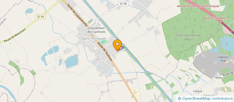 localisation de l'entreprise MONSIEUR JEAN AURAY  SAINT-PORQUIER