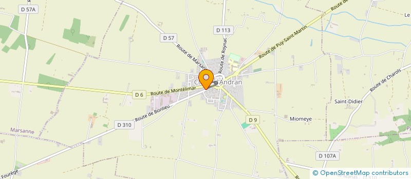 localisation de l'entreprise MONSIEUR JEAN AUREJAC  CLEON-D'ANDRAN