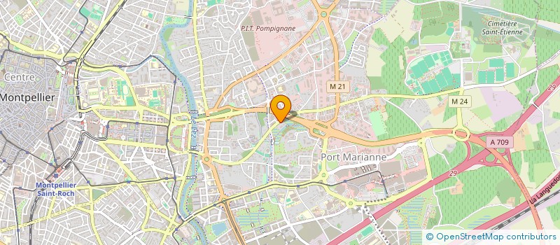 localisation de l'entreprise MONSIEUR JEAN AURET à MONTPELLIER