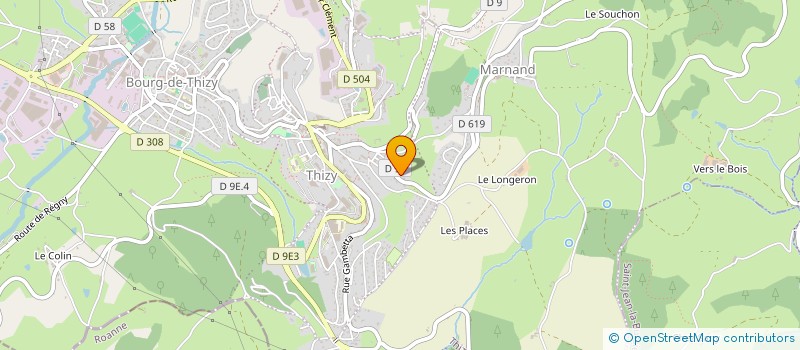 localisation de l'entreprise MONSIEUR JEAN AUROUX à THIZY LES BOURGS