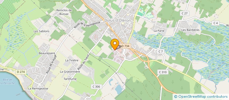 localisation de l'entreprise MONSIEUR JEAN AUSSANT  DOLUS-D'OLERON