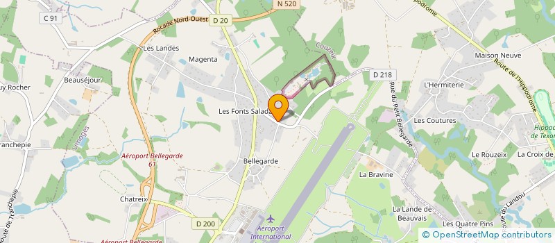 localisation de l'entreprise MONSIEUR JEAN AUTEF à LIMOGES