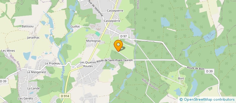 localisation de l'entreprise MONSIEUR JEAN AUTHIER à RILHAC-RANCON