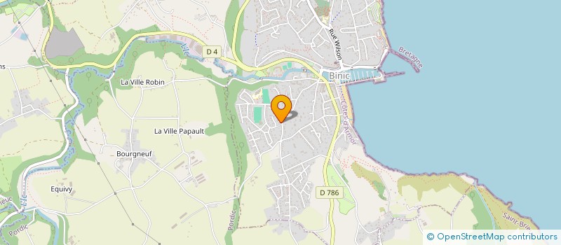 localisation de l'entreprise MONSIEUR JEAN AUTRET  BINIC-ETABLES-SUR-MER