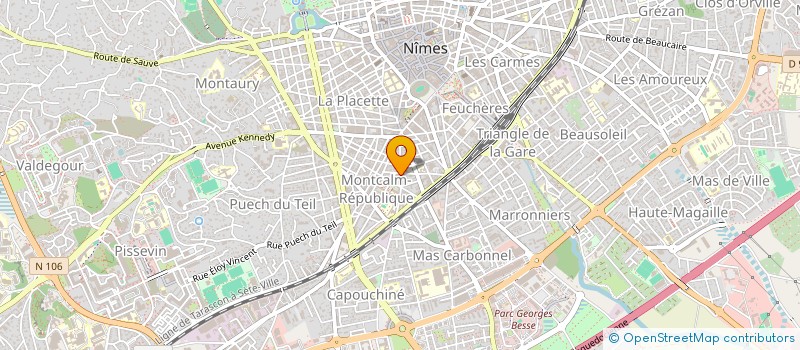 localisation de l'entreprise MONSIEUR JEAN AUTRIC à NIMES