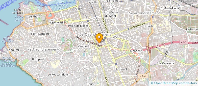 localisation de l'entreprise MONSIEUR JEAN AUTUORI à MARSEILLE