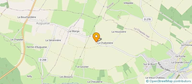 localisation de l'entreprise MONSIEUR JEAN AUVRAY à LA CHAPELLE VIEL