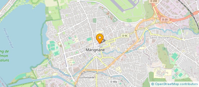 localisation de l'entreprise MONSIEUR JEAN AUZEBY  MARIGNANE