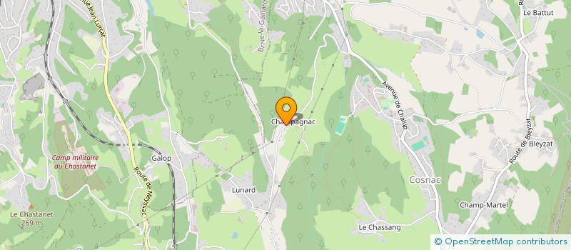 localisation de l'entreprise MONSIEUR JEAN AUZEMERY  COSNAC