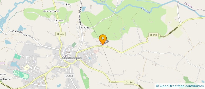 localisation de l'entreprise MONSIEUR JEAN AUZERAL  MONFLANQUIN