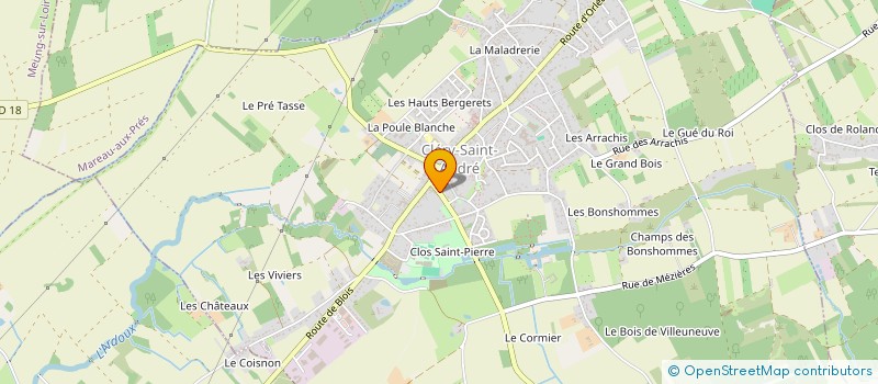 localisation de l'entreprise MONSIEUR JEAN AVENIER à CLERY-SAINT-ANDRE