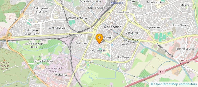 localisation de l'entreprise MONSIEUR JEAN AVEROUS à NARBONNE