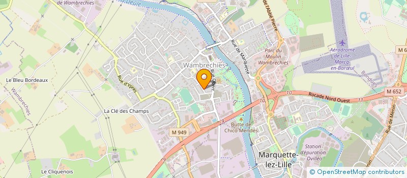 localisation de l'entreprise MONSIEUR JEAN AVET  WAMBRECHIES