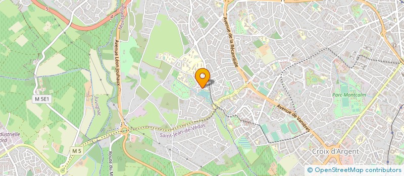 localisation de l'entreprise MONSIEUR JEAN AYMARD à MONTPELLIER