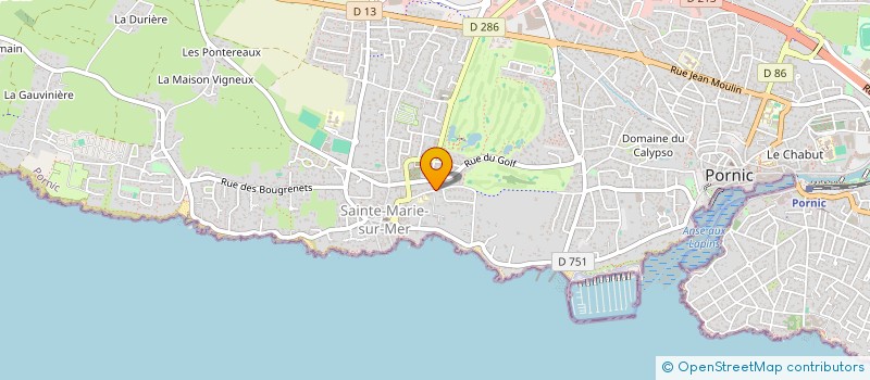 localisation de l'entreprise MONSIEUR JEAN AYME  PORNIC