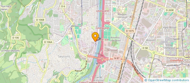 localisation de l'entreprise MONSIEUR JEAN AYMOZ à SEYSSINS