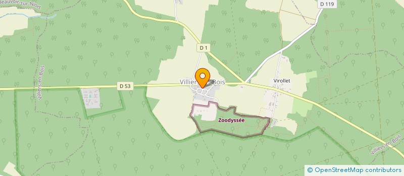 localisation de l'entreprise MONSIEUR JEAN AYRAULT à VILLIERS-EN-BOIS