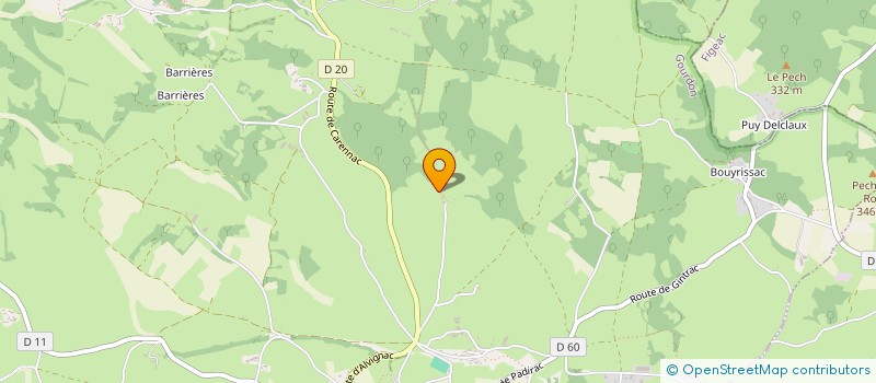 localisation de l'entreprise MONSIEUR JEAN AYROLES  MIERS