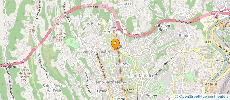 localisation de l'entreprise MONSIEUR JEAN AZAIS  NICE