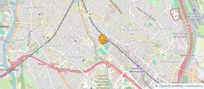 localisation de l'entreprise MONSIEUR JEAN AZAIS à TOULOUSE