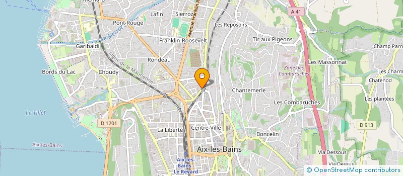 localisation de l'entreprise MONSIEUR JEAN AZARIAN  AIX-LES-BAINS