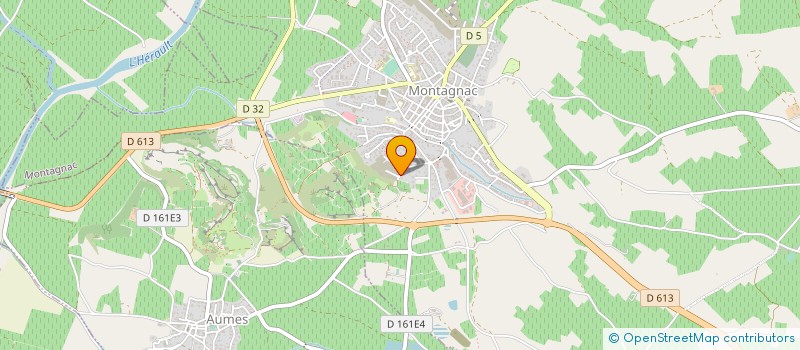 localisation de l'entreprise MONSIEUR JEAN AZEMA  MONTAGNAC