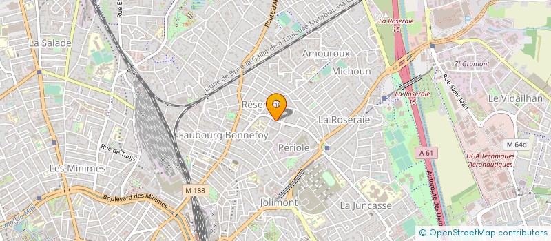 localisation de l'entreprise MONSIEUR JEAN AZIZA à TOULOUSE