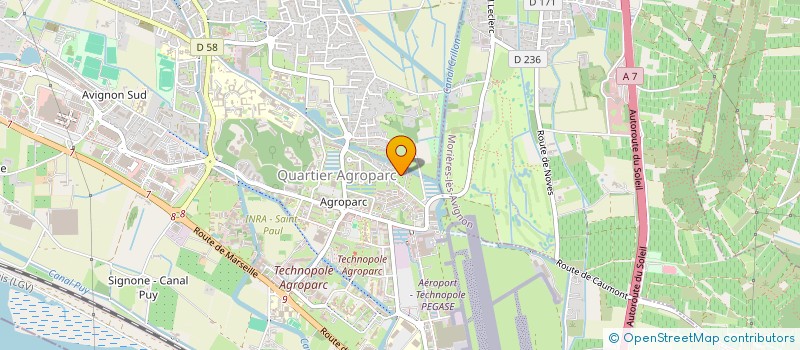 localisation de l'entreprise MONSIEUR JEAN AZOU  AVIGNON