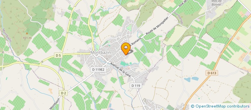 localisation de l'entreprise MONSIEUR JEAN AZOULAY  MONTBAZIN