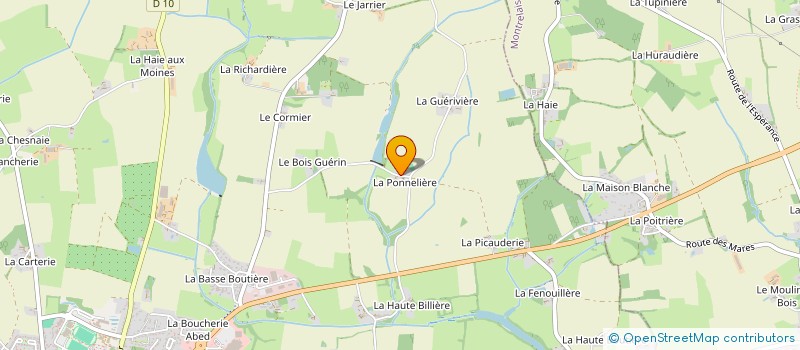 localisation de l'entreprise MONSIEUR JEAN BABIN à MONTRELAIS