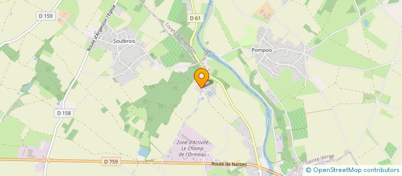 localisation de l'entreprise MONSIEUR JEAN BABU  SAINT-CYR-LA-LANDE