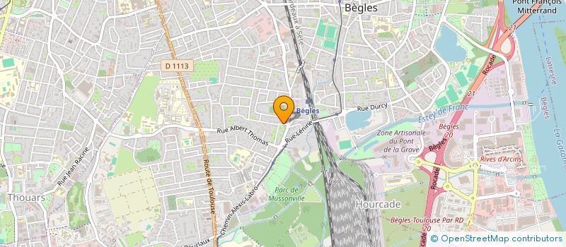 localisation de l'entreprise MONSIEUR JEAN BACA à BEGLES