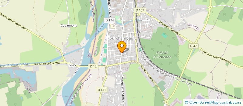 localisation de l'entreprise MONSIEUR JEAN BACA à FOURCHAMBAULT