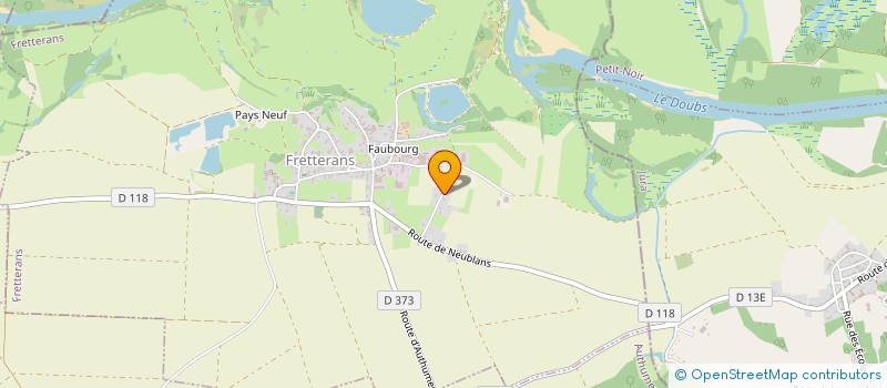 localisation de l'entreprise MONSIEUR JEAN BACH  FRETTERANS