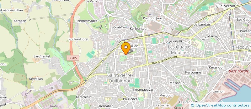 localisation de l'entreprise MONSIEUR JEAN BACHE à BREST