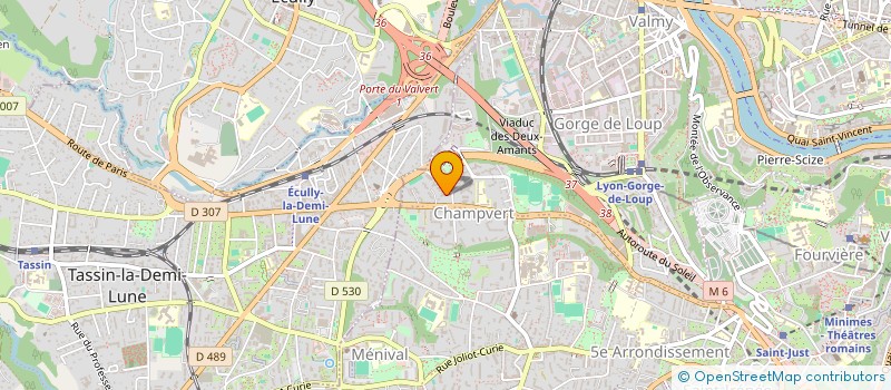 localisation de l'entreprise MONSIEUR JEAN BACHELET à LYON