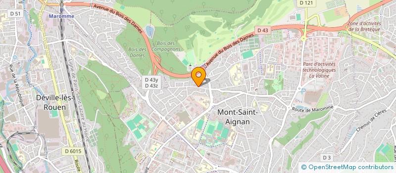 localisation de l'entreprise MONSIEUR JEAN BACHELET à MONT-SAINT-AIGNAN