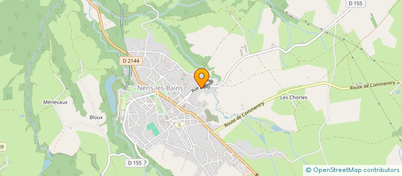 localisation de l'entreprise MONSIEUR JEAN BACONNET à NERIS-LES-BAINS