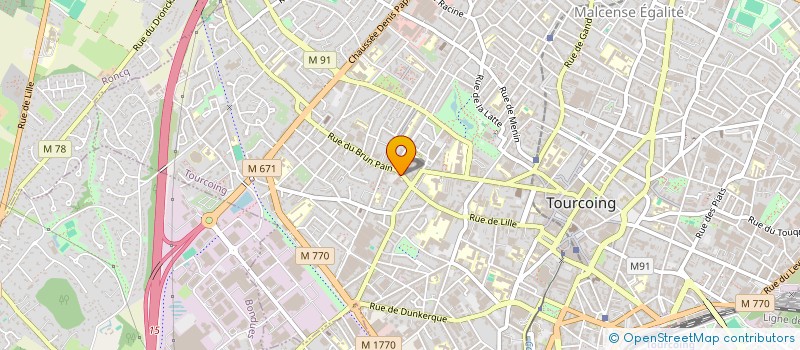 localisation de l'entreprise MONSIEUR JEAN BACQUAERT  TOURCOING